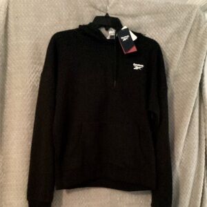 Reebok Women's Black Hoodie- LG -NWT